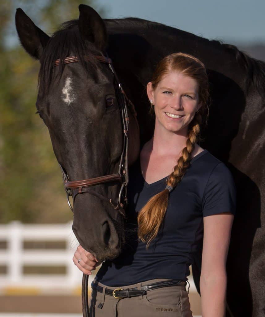 Veronica Walsh and horse